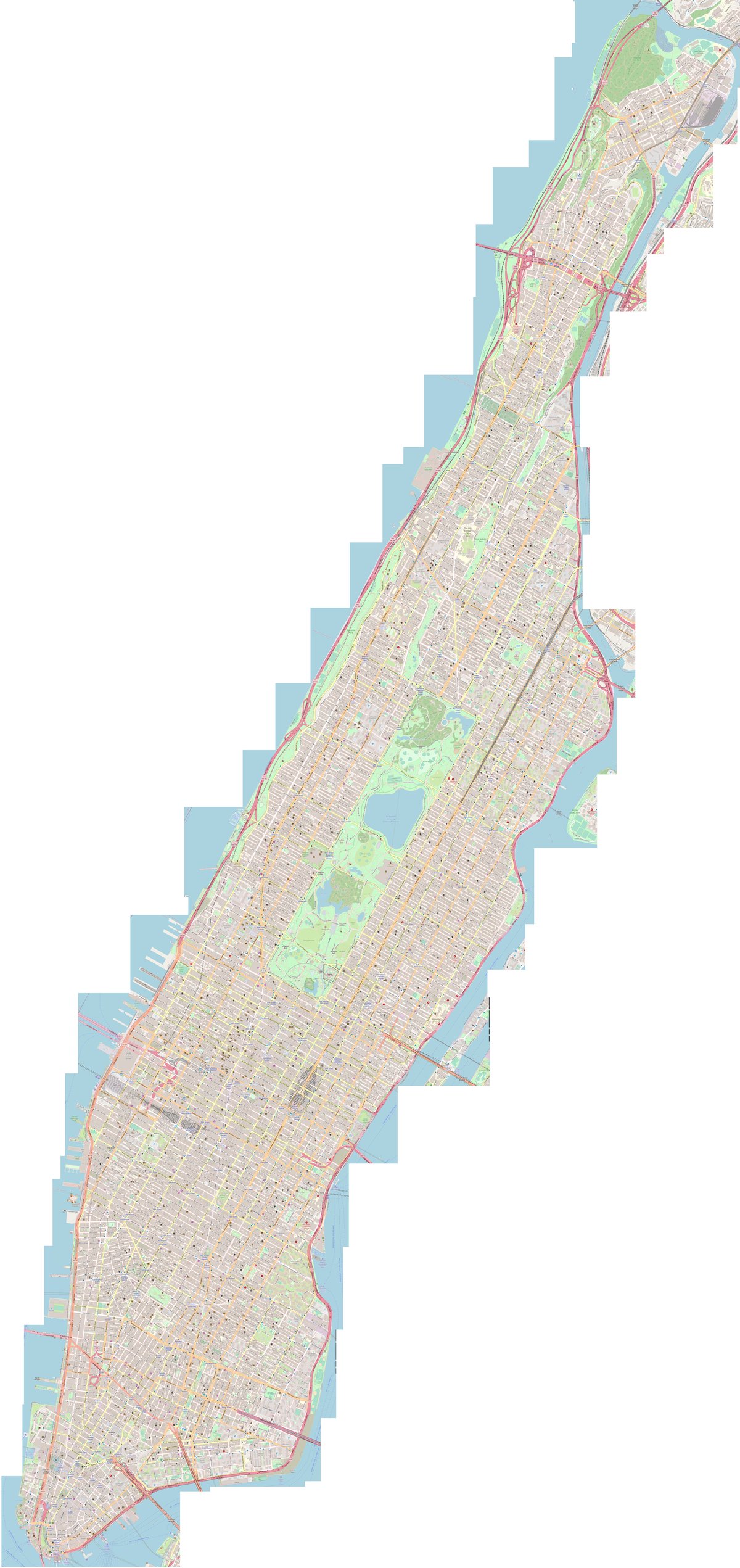 A representative OpenStreetMap rendering — the kind of geographic basemap a Pwnagotchi wardriving trace overlays on, for both real-time webgpsmap and post-route KML/GeoJSON workflows.